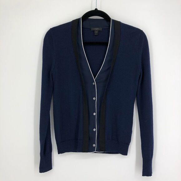 J. CREW 100% Wool Harlow Cardigan - Picture 3 of 7